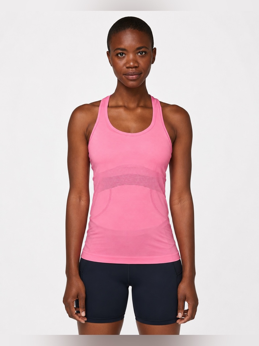 Lululemon Women’s Racerback swiftly Tank Top Peach Pink Shirt Size 6 *464